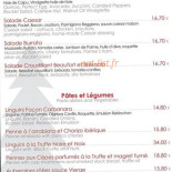 L'igloo Cardápio