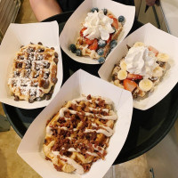 Cast Iron Waffles food