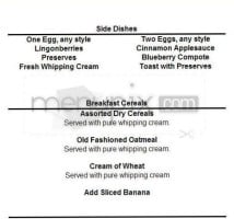 Original Pancake House menu