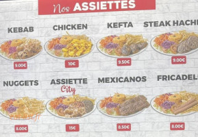 Béthune Kebab menu