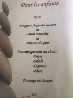 Guinguette Du Grand Tournant menu
