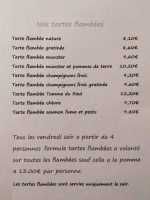 Le Wiener menu