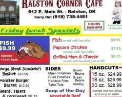 Ralston Cafe menu