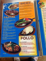 Don Pancho's Mexican menu