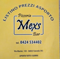 Pizzeria Mexs food