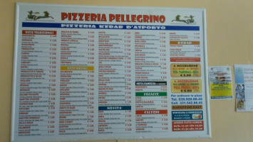 Pizzeria Pellegrino Di Hekal El Sayed menu