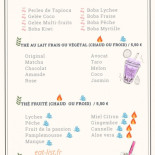 38° Tea Cardápio