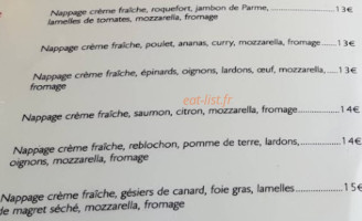 Brasserie Le Verdusse menu