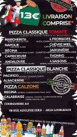 La Trad'izza menu