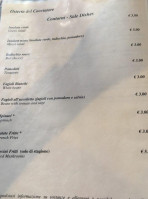 Osteria Del Cacciatore menu