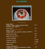 Restaurant Alkena menu