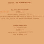 Le Rustique Cardápio