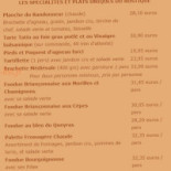 Le Rustique Cardápio