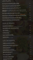 Bistro Saint Dominique menu