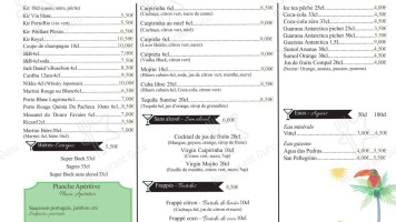 Portorio menu