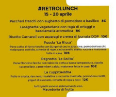 Retrobottega menu