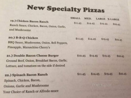 Perfect Pizza Plus menu