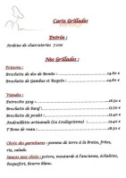 Auberge Des Voyageurs menu