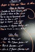 La Pierre Ardente menu