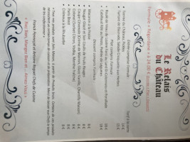 Le Relais Du Château menu