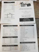 Kings Deli menu