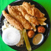 Swamp John's Famous Catfish food