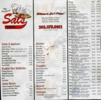 Sal Pizza menu