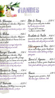 Chez Lucienne menu