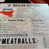 The Sicilian Butcher menu