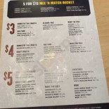 Buffalo Wild Wings Cardápio