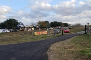 Iron Eagle Beer Garden outside