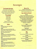 Wyalusing Restaurant Bar menu