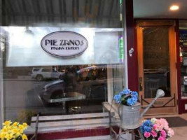 Pie Zanos outside