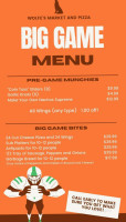 Wolfe's Pizzaria menu