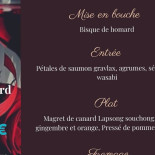 L'Odalisque Cardápio