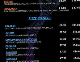 Pizzeria Al Paradise menu