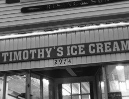 Timothy's Ice Cream food