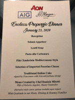 Enoteca Properzio menu