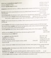 Hazelnut Kitchen menu