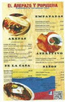 El Arepazo Y Pupuseria menu