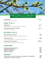 Agriturismo El Gran menu