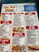 Sea Star Dner menu