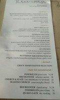 Riverway Cafe menu