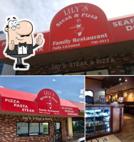 Lily's Steak Pizza menu