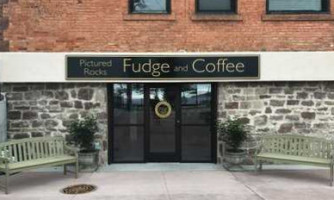Pictured Rocks Fudge And Coffee outside