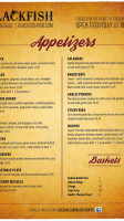 Blackfish Pub menu