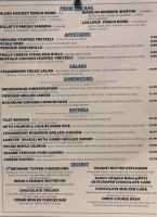 Arena Grill menu