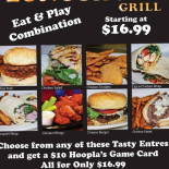 Hoopla's Family Fun And Grill Comida