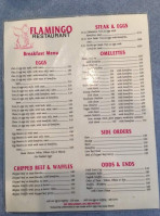 Flamingo menu