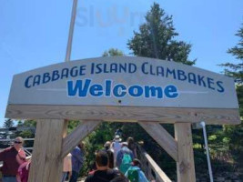 Cabbage Island Clambakes outside